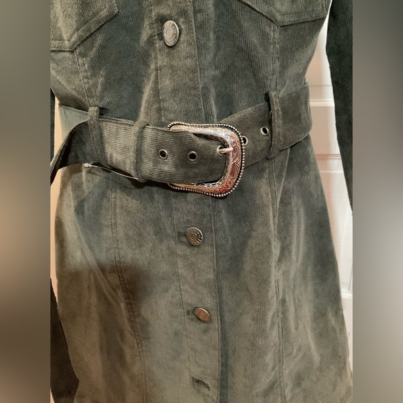 CORDUROY MINI DRESS - Picture 4 of 10